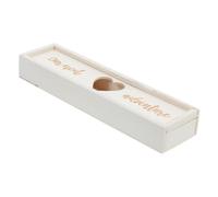 Vaguelly Caja de Madera para Test de Embarazo con Tapa Elegante Soporte para Prueba de Embarazo Caja de Regalo Original para Mujer Diseño Estilizado y Multifuncional