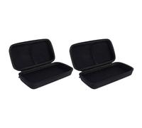 Vaguelly Caja de Transporte para Micrófono de Material EVA, 2 Unidades, Incluye Bolsa de Malla para Manual y Accesorios, Tamaño 18.5X9X4.5 CM, Negro, Adecuada para Músicos y Técnicos