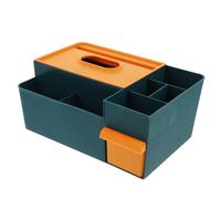 Vaguelly Caja Organizadora Maquillaje Multiusos Funda Brochas Porta Pañuelos Almacenamiento De Escritorio