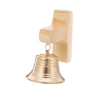 Vaguelly Campana Magnética de Madera y Cobre Resistente al Clima para Puerta de Oficina y Hogar Timbre de Entrada con Sonido Melodioso para Aviso de Visitantes
