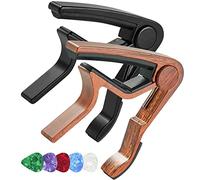 Vaguelly Cejillas Para Guitarra Acústica y Eléctrica Cejilla De Guitarra Púas Púa De Accesorio Para Portátil Para Accesorio Para Instrumento Usar Ensayos o Conciertos