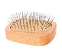 Vaguelly Cepillo Antitirones de Madera con Masaje Escalpístico Cepillo Desenredante para Mujeres para Tipo de Cabello Compacto y Portátil para Personal y Profesional