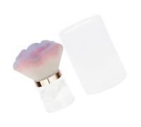 Vaguelly cepillo para polvo de uñas plumero cepillo de uñas el plastico Transparente