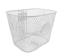 Vaguelly Cesta Delantera de Bicicleta de Malla Metálica, y Ligera, Accesorio Frontal para Estudiantes y Paseos Diarios, Cesta de Manillar Ventilada para Portabicicletas