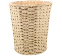 Vaguelly Cesto de Basura de Ratán y Cuerda de Papel, Ligero y Resistente, Estilo Rústico para Cocina y Dormitorio en Varias Ocasiones Varios estilos