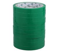 Vaguelly Cinta Adhesiva para Sellar Bolsas de Vegetales 10 Piezas Verde de Polipropileno Segura y Resistente para Tiendas y Agricultores
