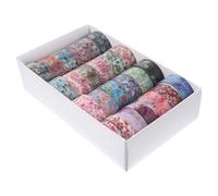 Vaguelly Cintas washi Decorativas Cinta de impresión Decorativa para Scrapbooking y Envoltura de Regalos Rollo de 2 m de Papel washi para Amantes del Bricolaje