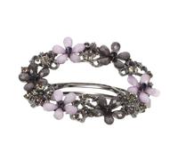 Vaguelly clip de resorte de de imitación elegante pequeño diminuto de caballo hair clips horquillas moño pinza de pelo de flores Pinza para el cabello Aleación de zinc