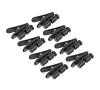 Vaguelly Clips de Cable para Auriculares Negros 8 Piezas Material Abs y PC que Evitan Enredos y Mantienen Auriculares Estables para Uso Cuello