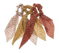 Vaguelly Coleteros de cinta para el pelo, diseño de lazo francés, 3 piezas, tela, uso versátil, no presiona la cabeza, accesorios para pelo de dama
