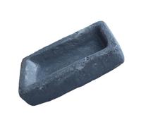 Vaguelly Comedero de Piedra para Tortugas y Reptiles, Resina Natural | Fácil de Limpiar, Textura Realista y Superficie Lisa, para Terrario, Área de Comida y Hábitat