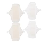 Vaguelly Compresas Maternity de Tela Absorbentes y Transpirables de Algodón para Uso Postparto, 4 Unidades Reutilizables Ideales para Viajes y Cuidado Femenino