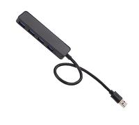 Vaguelly Concentrador USB Adaptador Concentrador Divisor USB Multipuerto para Computadora Hub Alimentado Hub