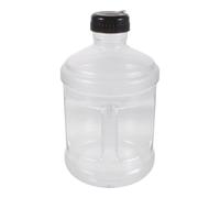 Vaguelly Contenedor de Agua Transparente de 3 Litros para Acampar al Aire Libre con Tapa y Asa, Cubo Portátil de Plástico PC Ligero para Actividades al Aire Libre