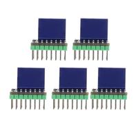 Vaguelly Controlador de Motor Paso a Paso Silencioso 5 Piezas Módulo de Accionamiento del Motor Abs Gran Disipador de Calor Tmc2225 256 Subdivisiones para Electrónica de Impresora 3d