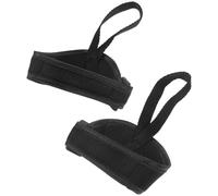 Vaguelly Correa para Bastón de Esquí y Trekking de Poliéster Negro, Par de 1 Unidad, Proporciona Soporte Adicional y Previene el Deslizamiento en Actividades al Aire Libre