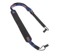 Vaguelly Correa Para Ukelele Práctica De Doble Grosor Cinturón De Hombro Ajustable Sin Perforación Para Tocar o Ensayo Color Negro Para Adultos