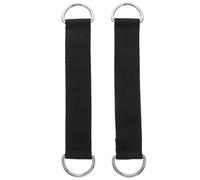 Vaguelly Correas Colgantes para poleas de Fitness 10.62x1.49 in Accesorios para Gimnasio en casa Entrenamiento musculación rehabilitación Color Negro compatibles con Barras de Pull-up