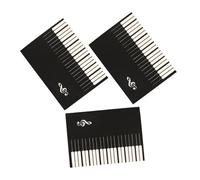 Vaguelly Cuaderno de Partituras Musical para Principiantes, 3 Piezas, Papel Manuscrito Pentagrama Claro, Portátil y Resistente, Adecuado para Guitarra y Piano, Tamaño A4, Uso Escolar