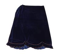 Vaguelly Cubierta Protectora de Piano Vertical de Pleuche Funda Suave y Decorativa Antipolvo con Bordes de Macramé para Casa y Profesional