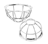 Vaguelly Cubierta Protectora para Sensor de 2 Piezas Jaula Antirrobo de Alambre de Hierro Plata 106-132 Mm Protección contra Impactos y Vandalismo para Alarma de Hogar