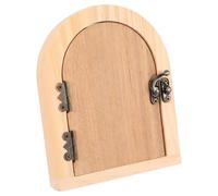 Vaguelly Cubierta y Puerta de Madera de Hadas en Diseño Enchufe, Decorativa Segura para Prevenir Descargas Eléctricas Enchufes Habitación Infantil