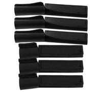 Vaguelly Cubiertas de PU para Mástil y Cuello de Trombón, 6 Piezas en Juego de 3 Pares, Protección Ajustable para Instrumentos de Latón en Prácticas Musicales