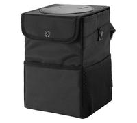 Vaguelly Cubo de Basura Pequeño para Coche de Tela Oxford Tapa, Plegable y Portátil, Organizador de Basura para Automóvil, Uso en Asiento Trasero, Adecuado para Viajes y Camping