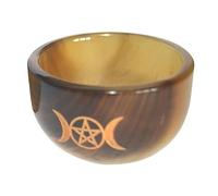 Vaguelly Cuenco Ritual de Diseño de y Luna para Herramienta de Altar de Ofrecimiento Decoración Mística para Hogar Oficina y Sala de Yoga Color Aleatorio