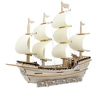 Vaguelly de de Barco 3D DIY Barco de Madera de Madera Decoración para Hogar Educativo Kits de Construcción