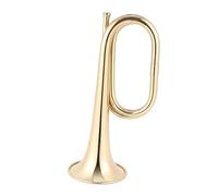 Vaguelly de de Latón para Estudiantes Diseño de Gran Diámetro Instrumento de Viento Metal Color Dorado Accesorios Rojos