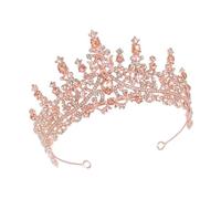 Vaguelly de diamantes tocados de novia tiaras de novia de cumpleaños the crown tiara del desfile coronas de fiesta tiara de boda de tiara de novia Aleación de zinc