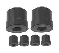 Vaguelly de Protectores de Goma Material de Goma 6 Piezas para Vara de Trombón Negro Alta Durabilidad y Protección del Instrumento Accesorios para Trombón