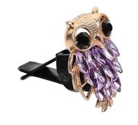 Vaguelly Decoración De Aromas De Coches Interior Respiradero Ambientador Desodorizante Hola Paraca Acortar Búho Decoraciones Creativas Para Autos Resina Púrpura