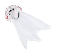 Vaguelly Diadema Day Of The Dead con y Rosas Decorativas Accesorio Floral para Halloween y Fiestas Diseño Flexible para Adultos Material Duradero