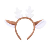 Vaguelly Diadema de Asta de Ciervo Navideña una Forma Única y Adorable de Aro Pelo para Fiestas Infantiles y Decoración de Disfraz