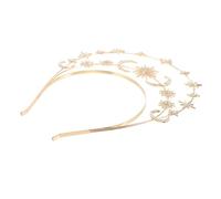 Vaguelly Diadema De Luna Diadema De Tiara De Novia Para Boda Tocado De Novia Banda Cabello Capas Accesorios Cabello Para Ceremonias De Boda