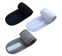 Vaguelly Diademas Ajustables Cabello de Poliéster Antí-humedad, Multifuncionales y Resistentes al Agua, Ideales para Hacer Yoga y Aplicar Mascarillas, Pack de 3 Unidades para Mujeres