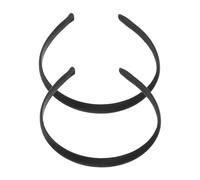 Vaguelly Diademas Gruesas Negras para Mujer y Niñas, Diseño Vintage Elegante de Tejido Aterciopelado, Paquete de 2 Piezas Adecuado para Trabajo y Fiestas