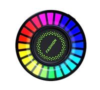 Vaguelly Difusor de Fragancia para Coche Clip de Ventilación Luz LED Rgb Ambientador de Aroma para Coche Control de Voz Brillo Ajustable Accesorios para Ventilación Crea Atmósferas