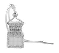 Vaguelly Difusor De Perfume Vacío Colgante De Cristales Para Espejo Retrovisor Adorno De Interior De Coche Vial De Esencial Diseño De Rhinestone Decoración Elegante Para Mujeres y