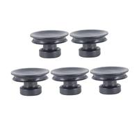 Vaguelly Elevador De Cuencos Cantores De Goma Negro 8 Cm, Ventosa Para Cuencos, Manija De Elevación Práctica y Durable, Accesorio Portátil Para Protección y Uso En Meditación y Yoga