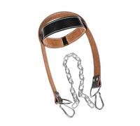 Vaguelly Entrenador de Cuello y Cabeza de Cuero Negro para Entrenamiento de Fuerza, Arnés de Resistencia Ajustable para Gimnasio y Deportes, Equipo Fitness para Fortalecer Hombros y