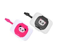 Vaguelly Envase 2 Piezas Caja De Toallitas Portátil Dispensador De Papel Porta Toallitas Colgante Organizador De Tejidos Auto Toallitas De Viaje Páginas Viajar Toallitas Húmedas Panda