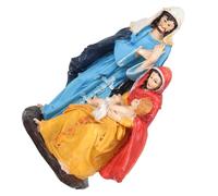 Vaguelly Estatua del Santo Padre Virgen María Decoración Religiosa De Resina Adorno De Escritorio para Iglesia Estatua De Iglesia para Hogar