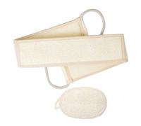 Vaguelly Estropajo De Luffa Natural Esponja De Baño Exfoliante Para La Espalda Limpiador Profundo Unisex