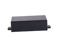 Vaguelly Estuche De Plástico Negro Sellado Para Pastillas De Guitarra Compatible Con St Tamaño De La Cubierta: 68 X 37 X 20 Mm