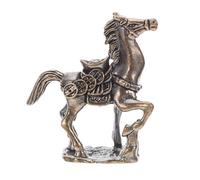 Vaguelly Figura de caballo de latón para el año 2026 del zodiaco chino, Feng Shui, estatua de riqueza, felicidad, año nuevo, escritorio de oficina en casa