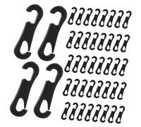 Vaguelly Ganchos de Plástico S en 200 Piezas para Fundas de Asientos de Coche, Tamaño 3.5 Cm, Accesorios Interiores para Reparación Rápida, Compatibles Todo Tipo de Vehículos