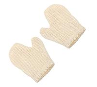 Vaguelly Guantes Exfoliantes Para Baño 2 Piezas 20.5x16cm Guantes De Ducha Exfoliantes Herramientas De Baño Para Limpieza Corporal Para Tipo De
